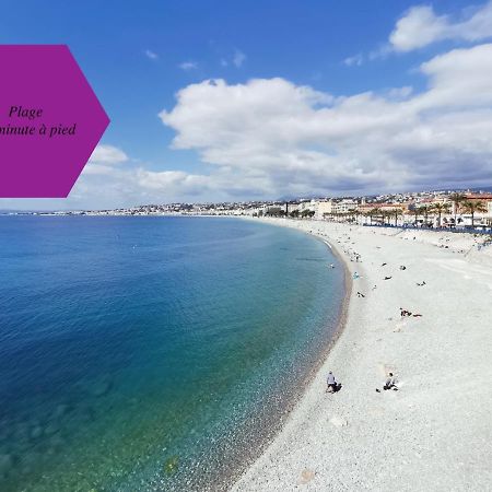 Studio - 1 Minute De La Plage Et De La Promenade Des Anglais Nizza Esterno foto